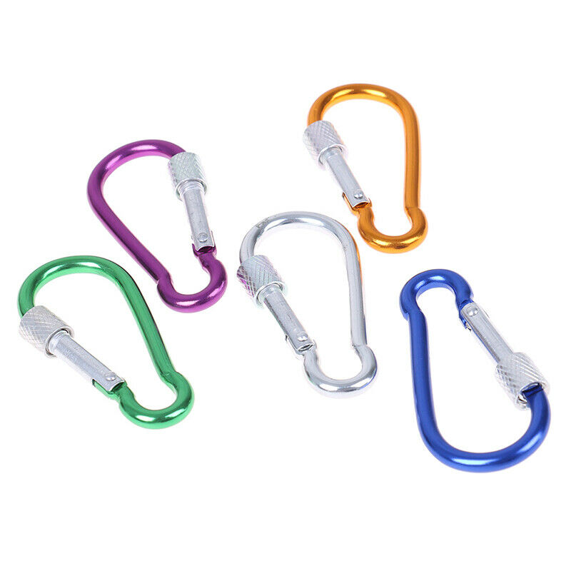 5pcs/set Carabiner Mini Gourd-Shaped Aluminum Alloy Keychain Clip TDTMKBUKH XC