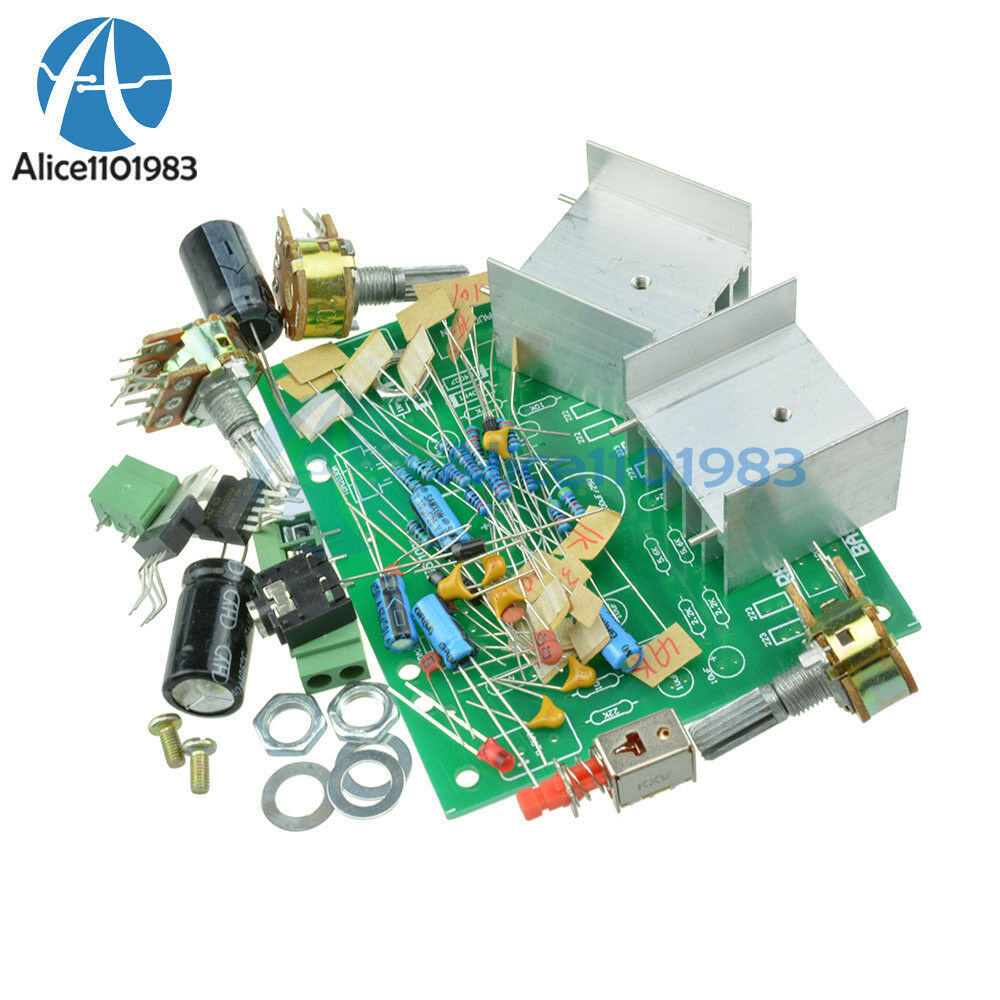 TDA2030A Two 2-Channel 15W +15W hifi 2.0 Stereo Amplifier AMP Board DIY Kit