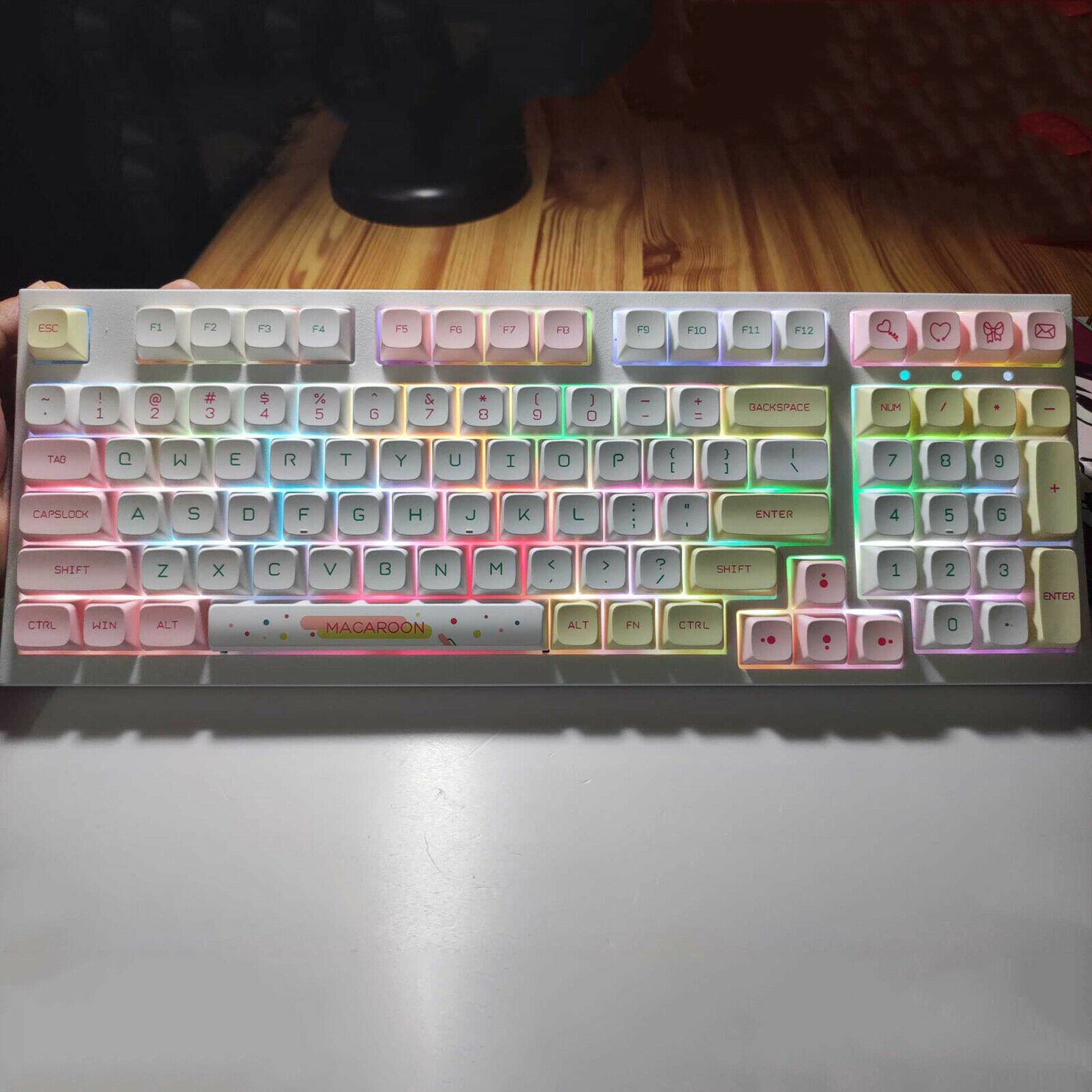 Macaron Buttons Cap Kit XDA QX Key Cap PBT 146 Buttons Spare Parts for Keyboard