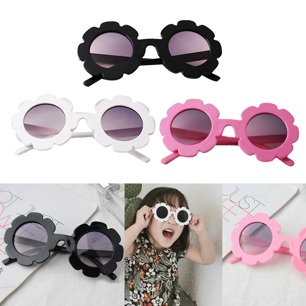 3x Classic Lovely Baby Kids Boys Girls Sunglasses Soft Plastic Frame Eyewear