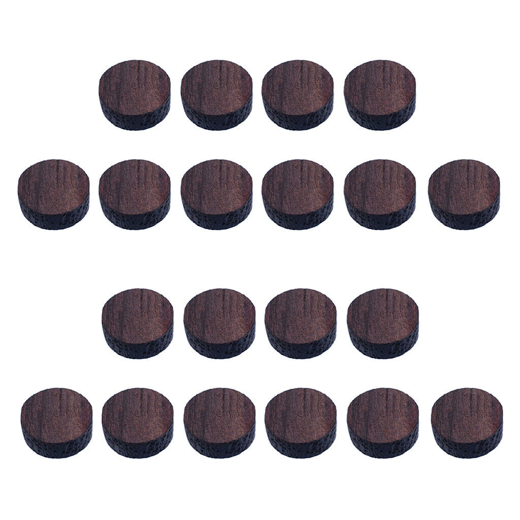 20PCS Rosewood Guitar Fretboard Inlay Dots Markers 6mm for Electric Guitar