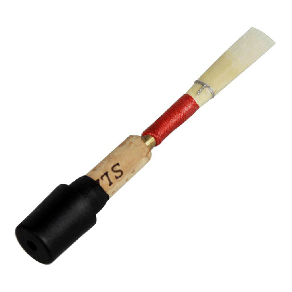 1pc Soft Oboe Reed Cork Reed with Plastic Case Tube for Wind Instrument Parts