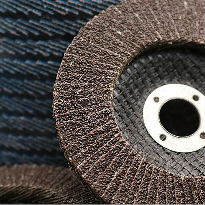 115mm/4.5'' Flap Wheels Grinding Sanding Discs 60 Grit Angle Grinde.l8