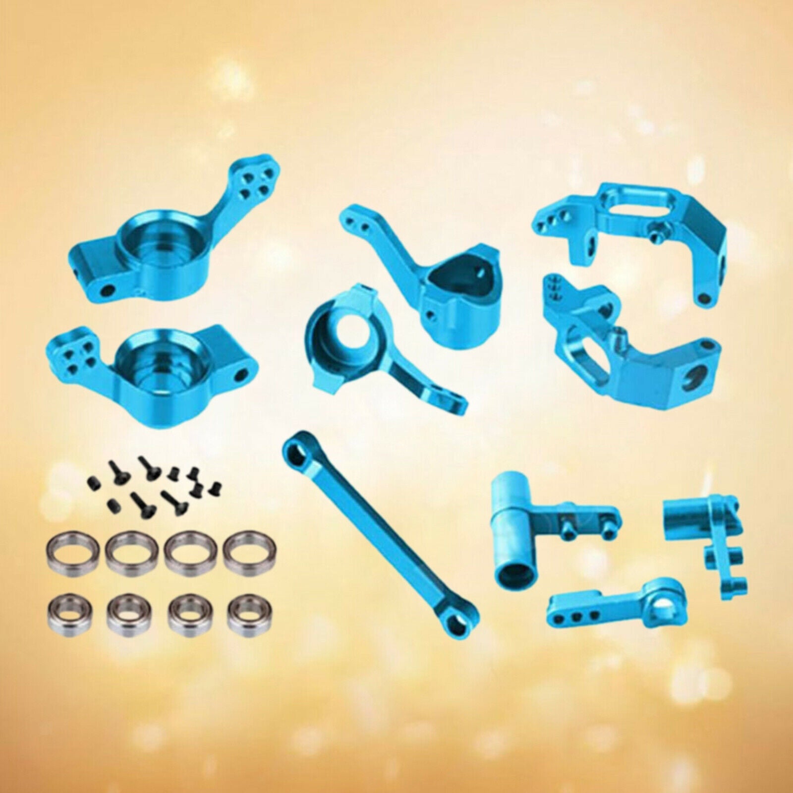 Aluminum Front Rear Hub Carrier Repair Kit for HSP 94122 94123 1/10 Car