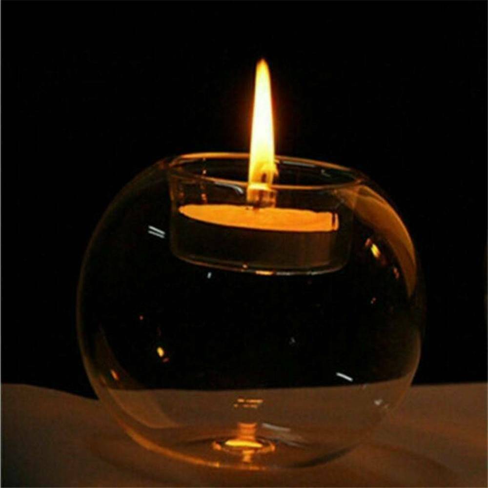HOT Crystal Glass Candle Holder Wedding Bar Party Dinner Decor Candlestick US