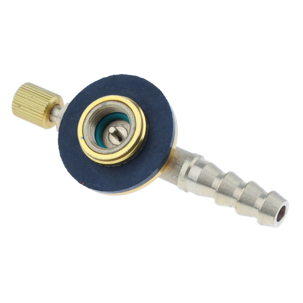 Prettyia Gas Stove Inflatable Valve Flat Cylinder Control Switch Adapter