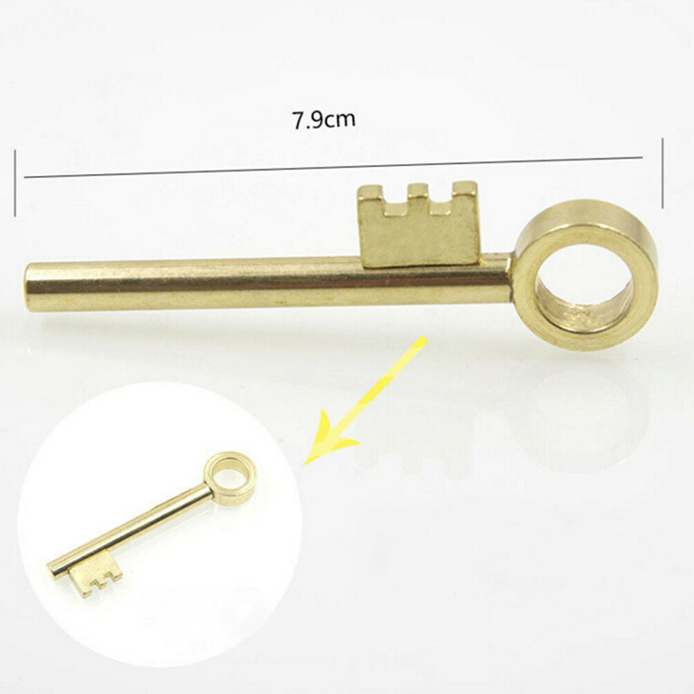 Golden Moving Skeleton Key Close Up Magic Trick Ghost Haunted Visual Prop KQ FG