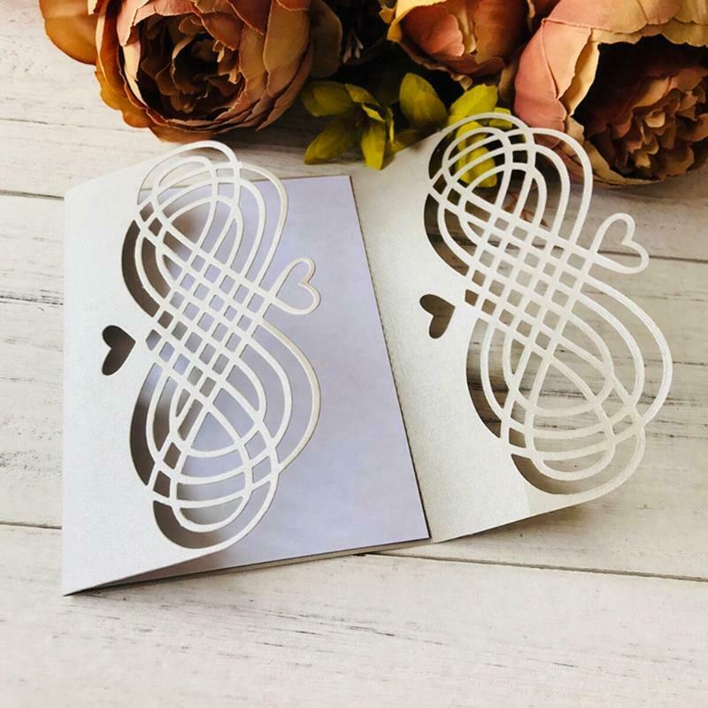 Heart Lattice Metal Cutting Dies Stencil Scrapbooking DIY Album Stamp Paper Card