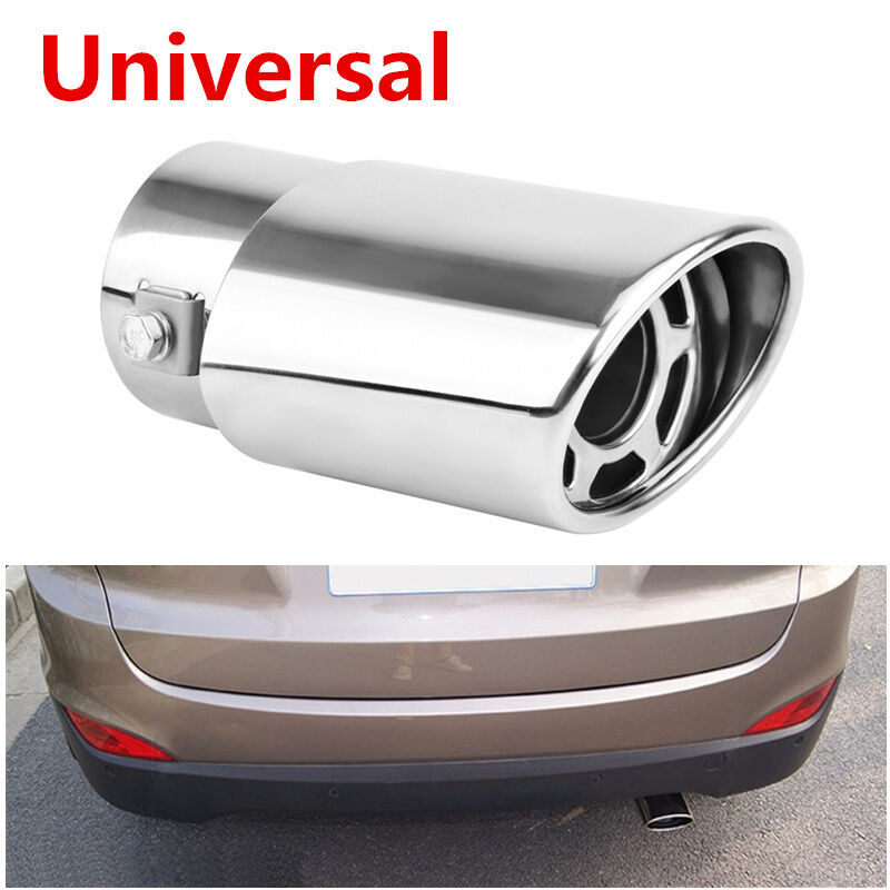 Universal Car Stainless Steel Exhaust Pipe Tip Tail Muffler cover Car Styling