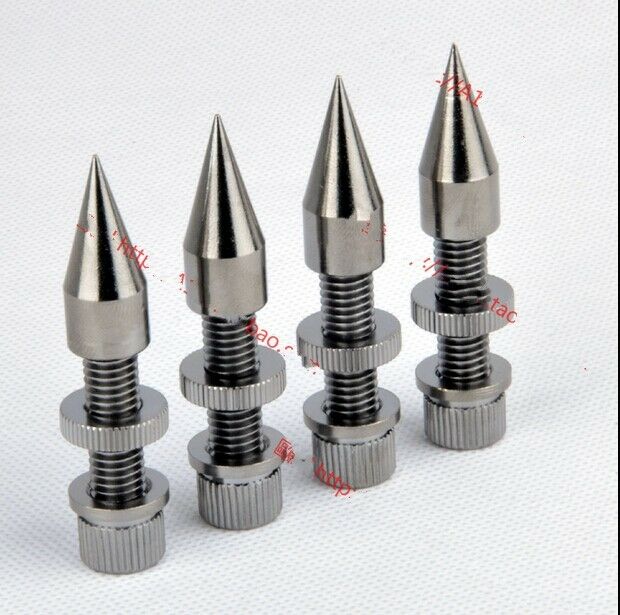10pcs M8*60 Speaker Spikes Isolation Spike Stand Foot Home Audio parts