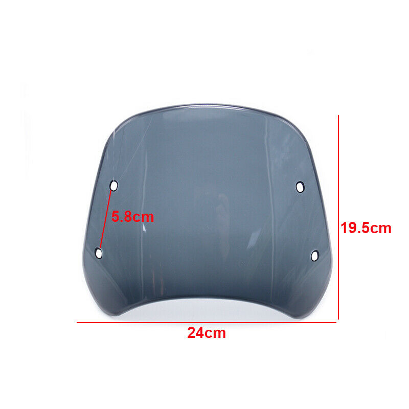 Black Air Windscreens Windshield Deflector For Benelli Leoncino 500 250 BJ500 BJ