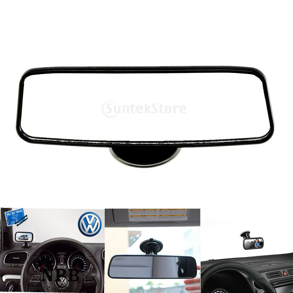 2x  Universal Car Truck Interior Rear View Mirror Suction Cup Mirror
