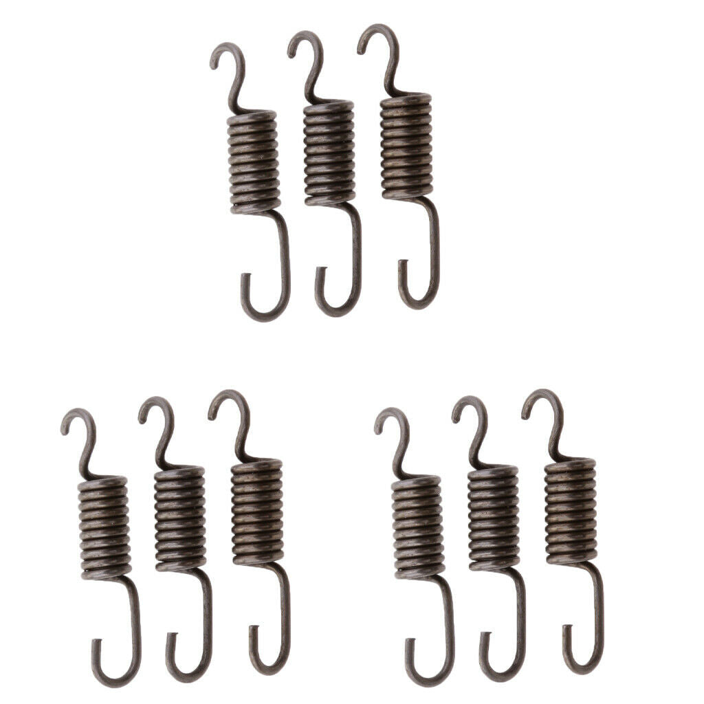 9 Pieces 2 Stroke Engine Parts Clutch Pads Spring for 49cc Mini Pocket Bike