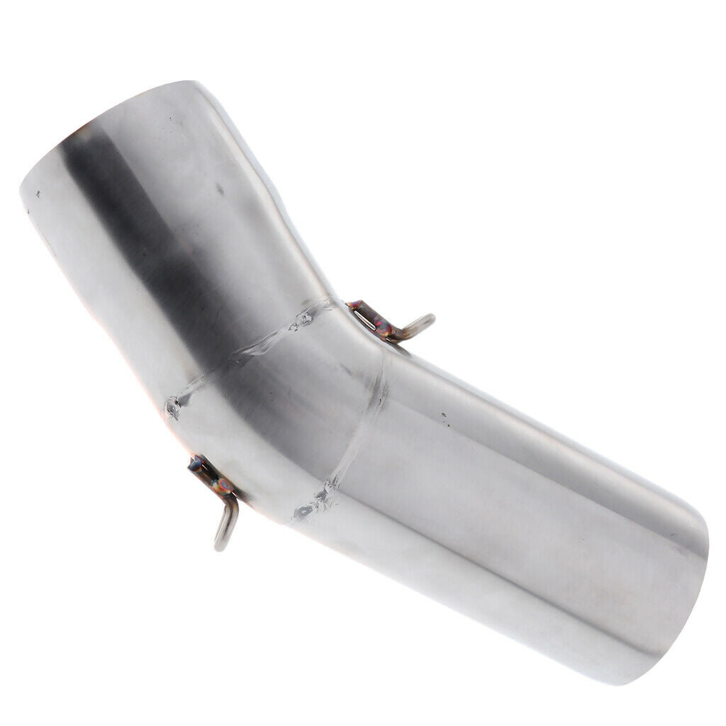 Exhaust Link Pipes Adapter Stainless Steel For Kawasaki ZX6R 636 09-17