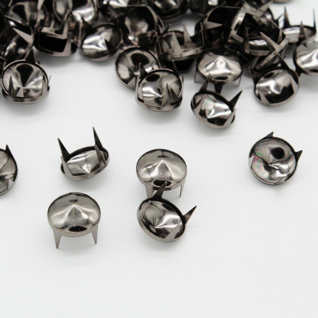 100 pieces decorative rivets rivets claw rivets pyramid rivets metal rivets