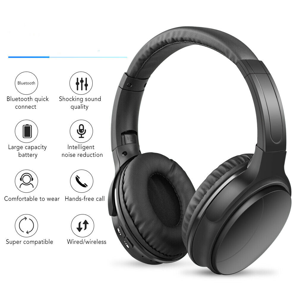 HK02 Bluetooth 5.0 Headset Wireless Headphone For Ear Head Phone Earbud Earpiece