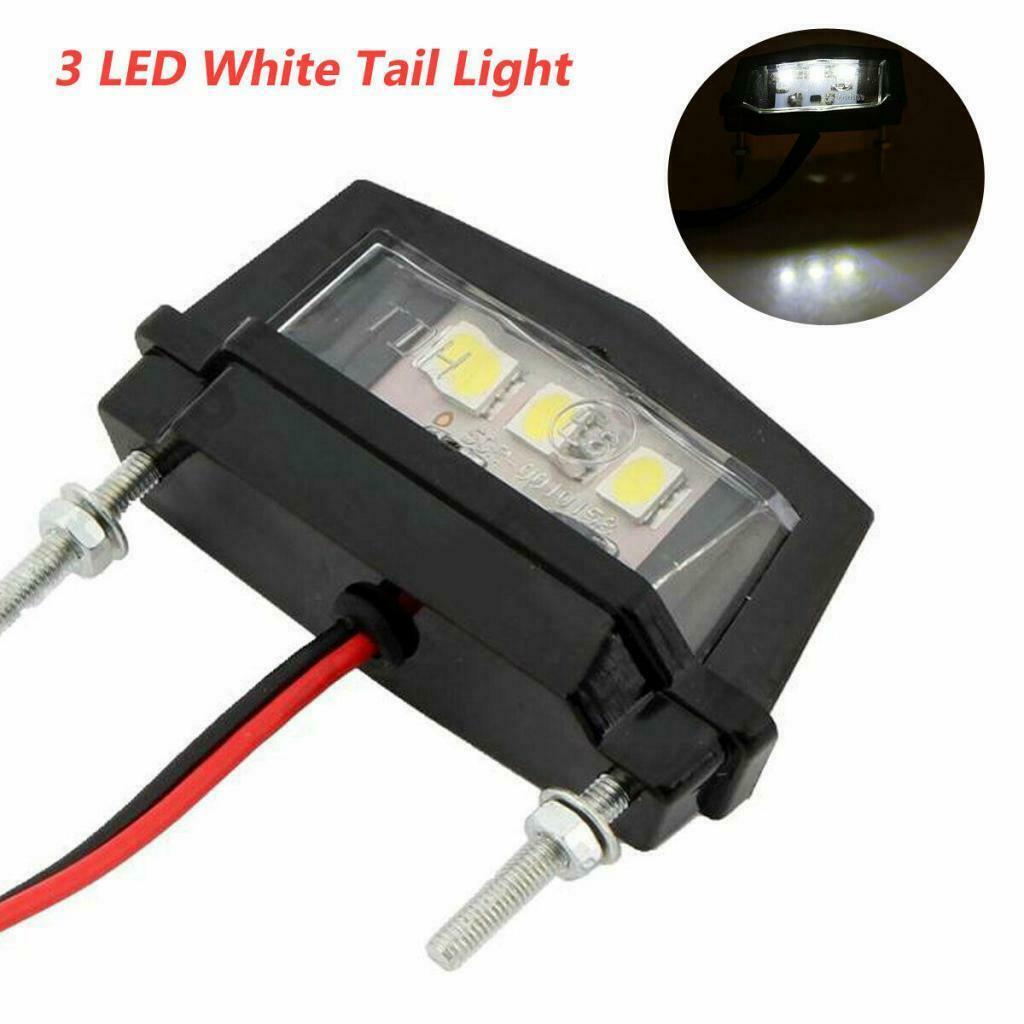 LED Rear Brake Stop Tail Light Lamp Number Plate Light For Motorcross Bikes