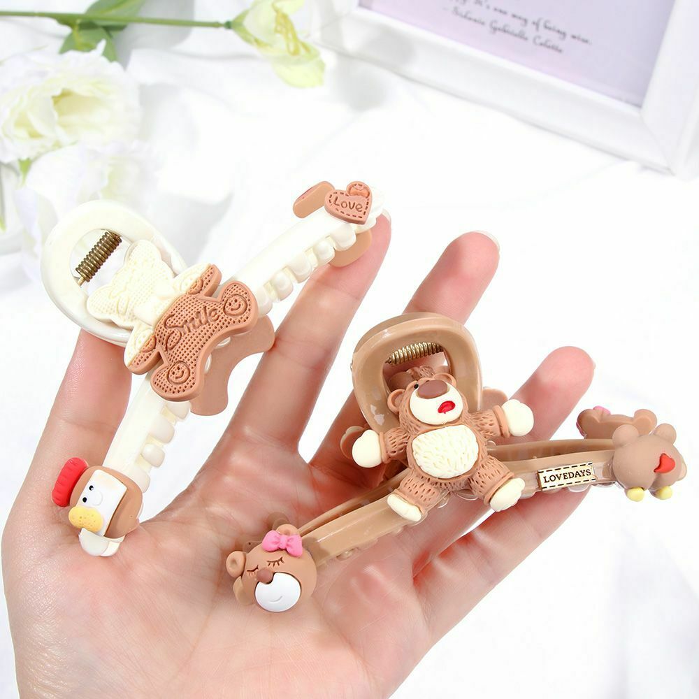Fashion Bear Hairdressing Salon Hairpins Headwear Hair Clamps Hair Claws Clips