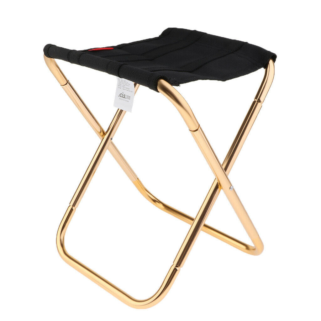 2 Pieces Folding Stool Small Collapsible Chair Barbecue Stool Lightweight