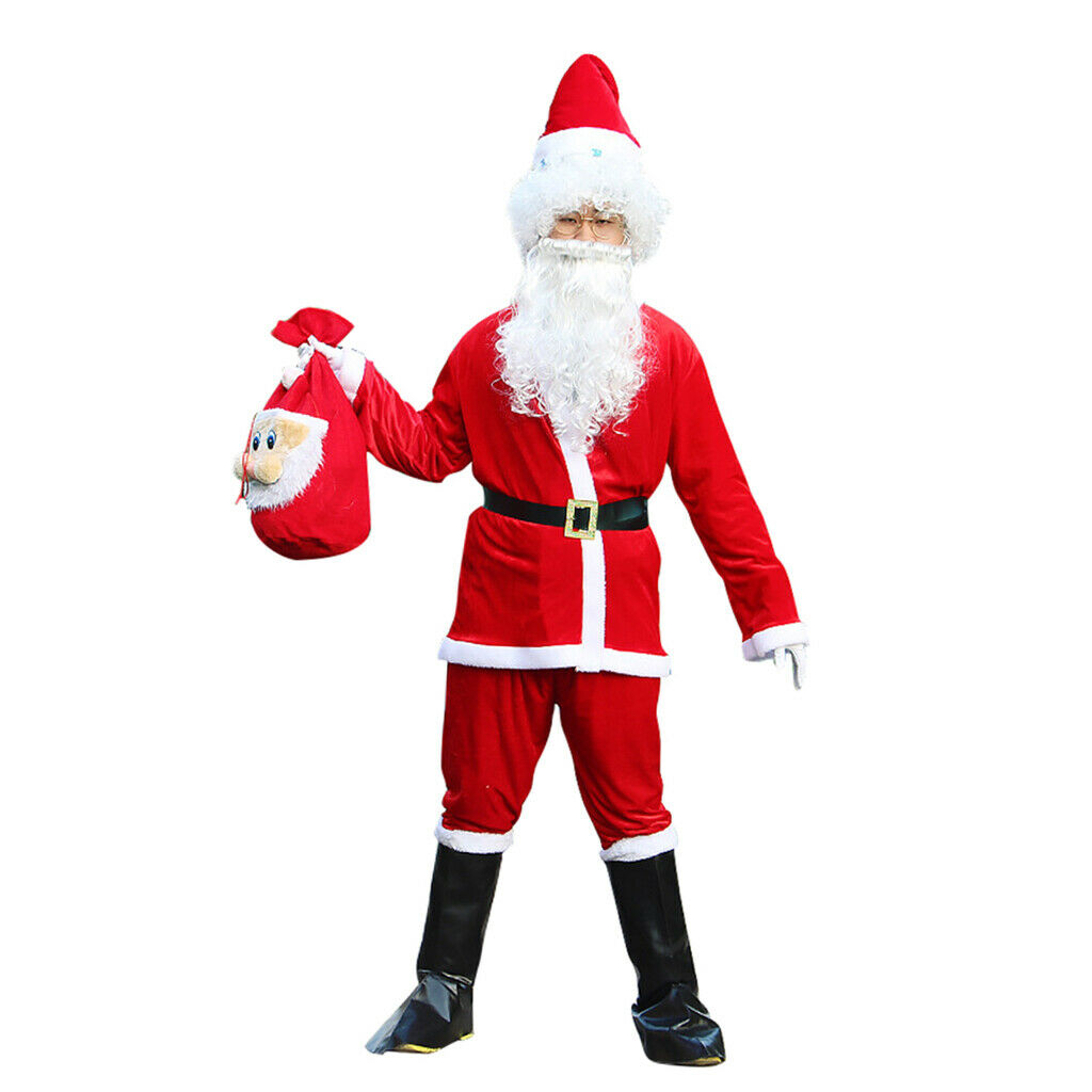 Santa Claus Costume Christmas Party Costume Fancy Dress Role Play