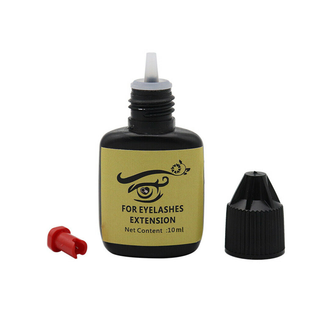 10ml Fast Strong Eyelash Glue 2-3 Secs Drying time for Beginners to Practice,