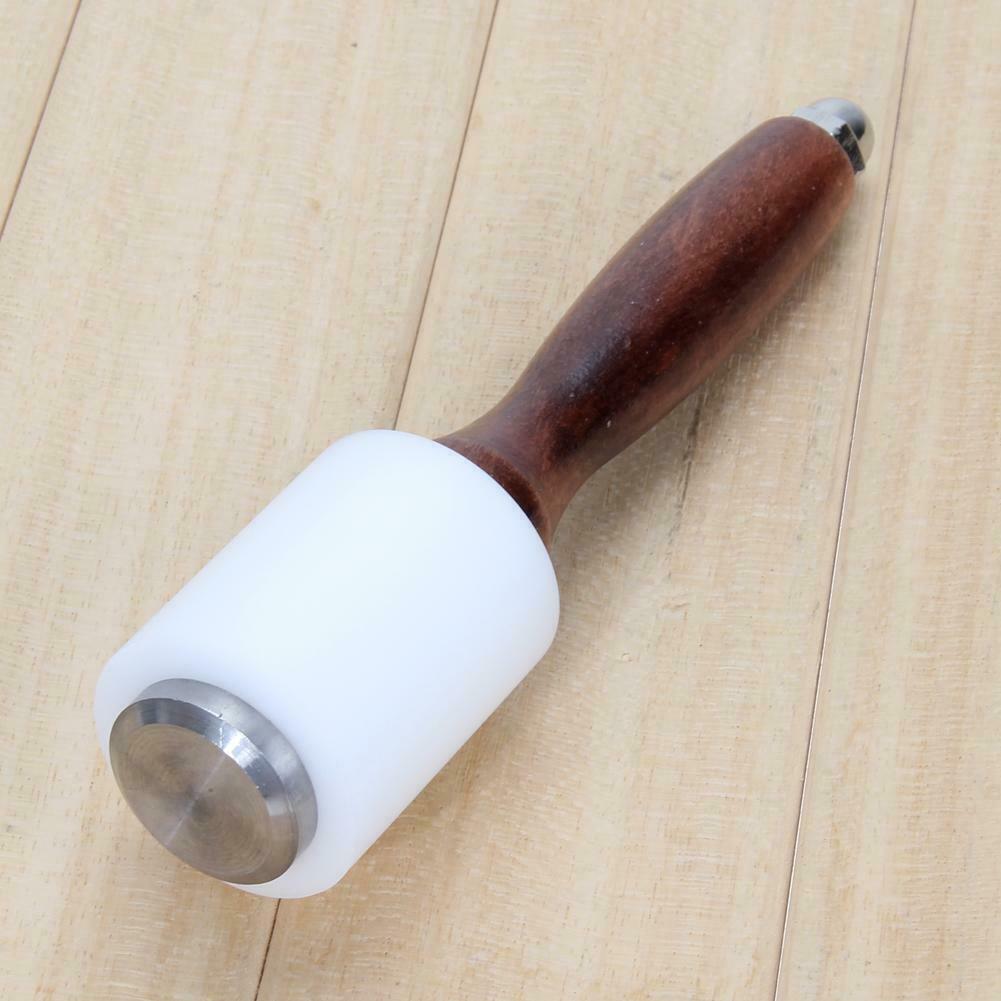Strengthen Wooden Material Leather Cutting Hammer Craft Stamping Tools @
