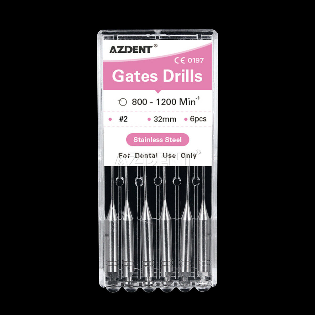 20Box Dental Gates Glidden Drills Endodontic Root Canal 2# 32mm Stainless Steel