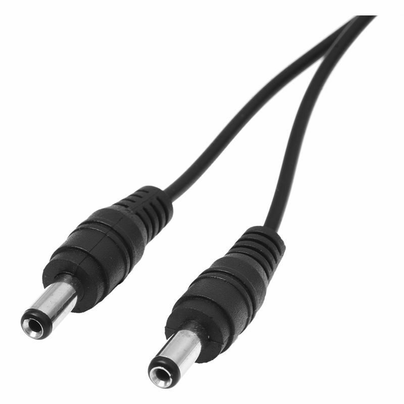 30cm 5.5x2.1mm 1 Female to 2 Male Plug DC Power Jack CCTV Camera Splitter CablY9