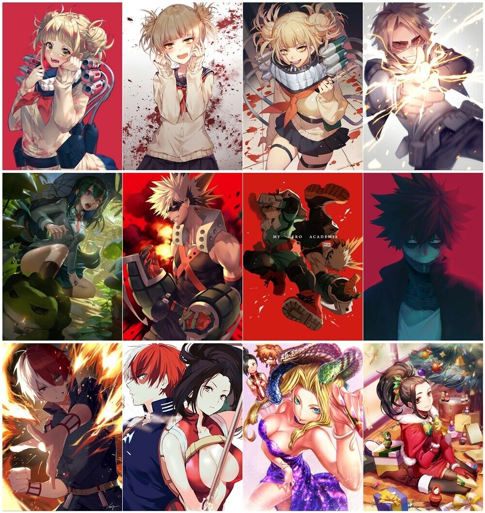 Boku no Hero Academia Polypropylene 12 Pieces Posters Wall Poster A3-poster