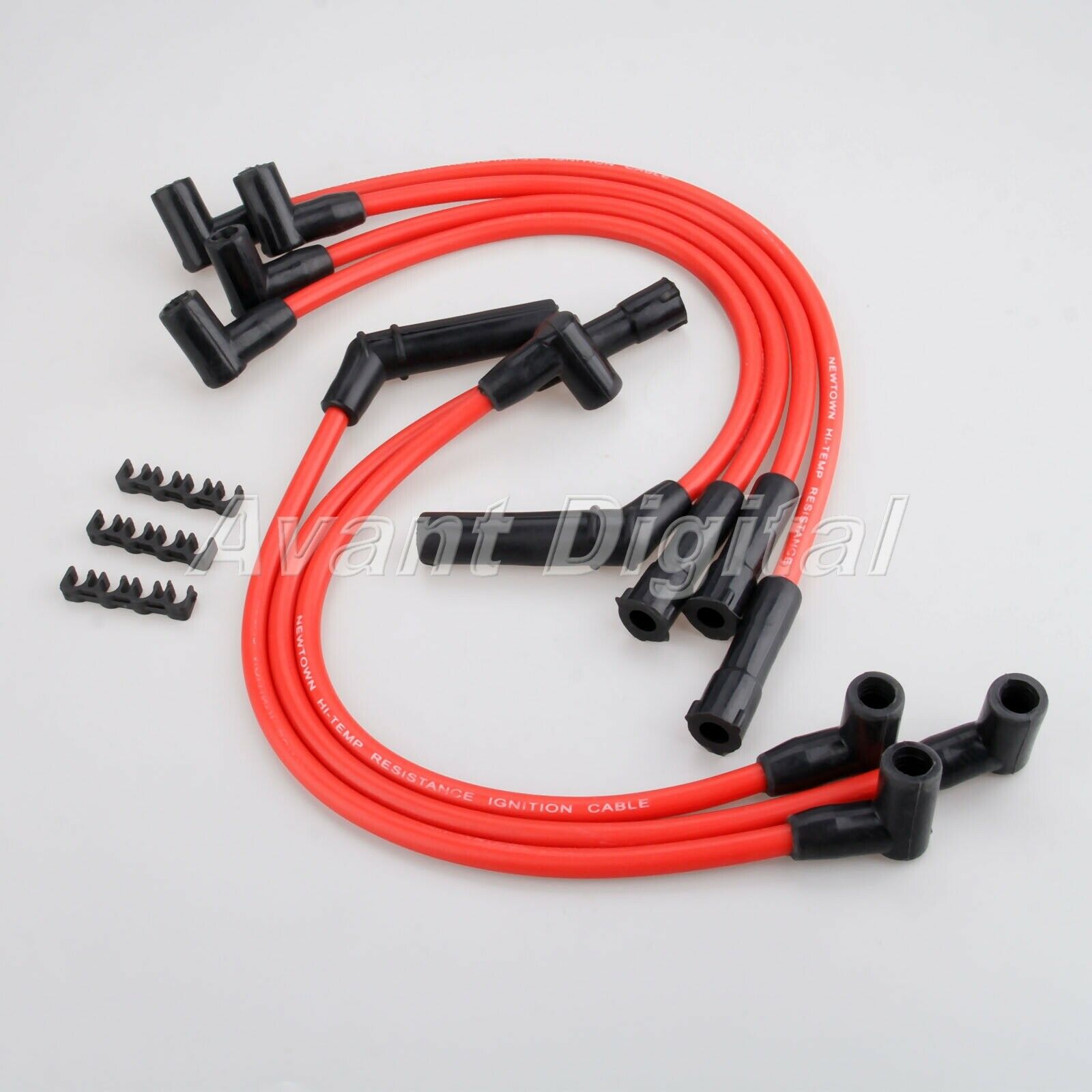 1 Set Spark Plug Wire Kit with Clips For Jeep Grand Cherokee Wrangler 1993-1998