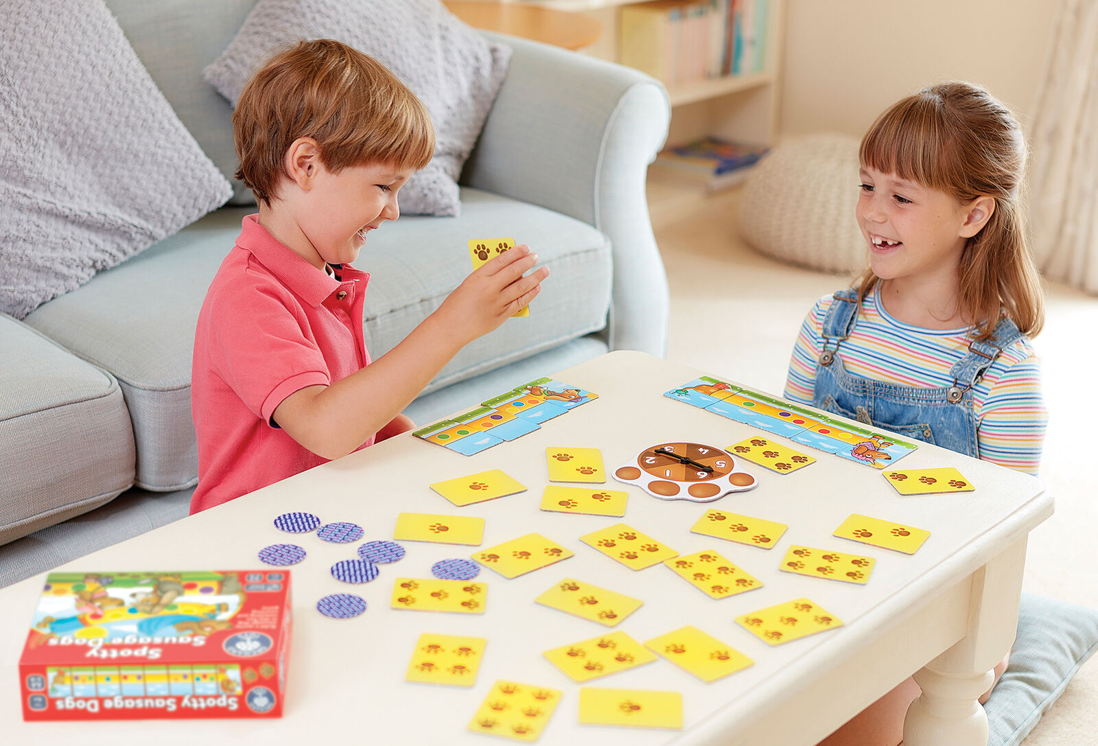 Orchard Toys 104 Spotty Sausage Dogs Match & Counting Game Family Children 4+