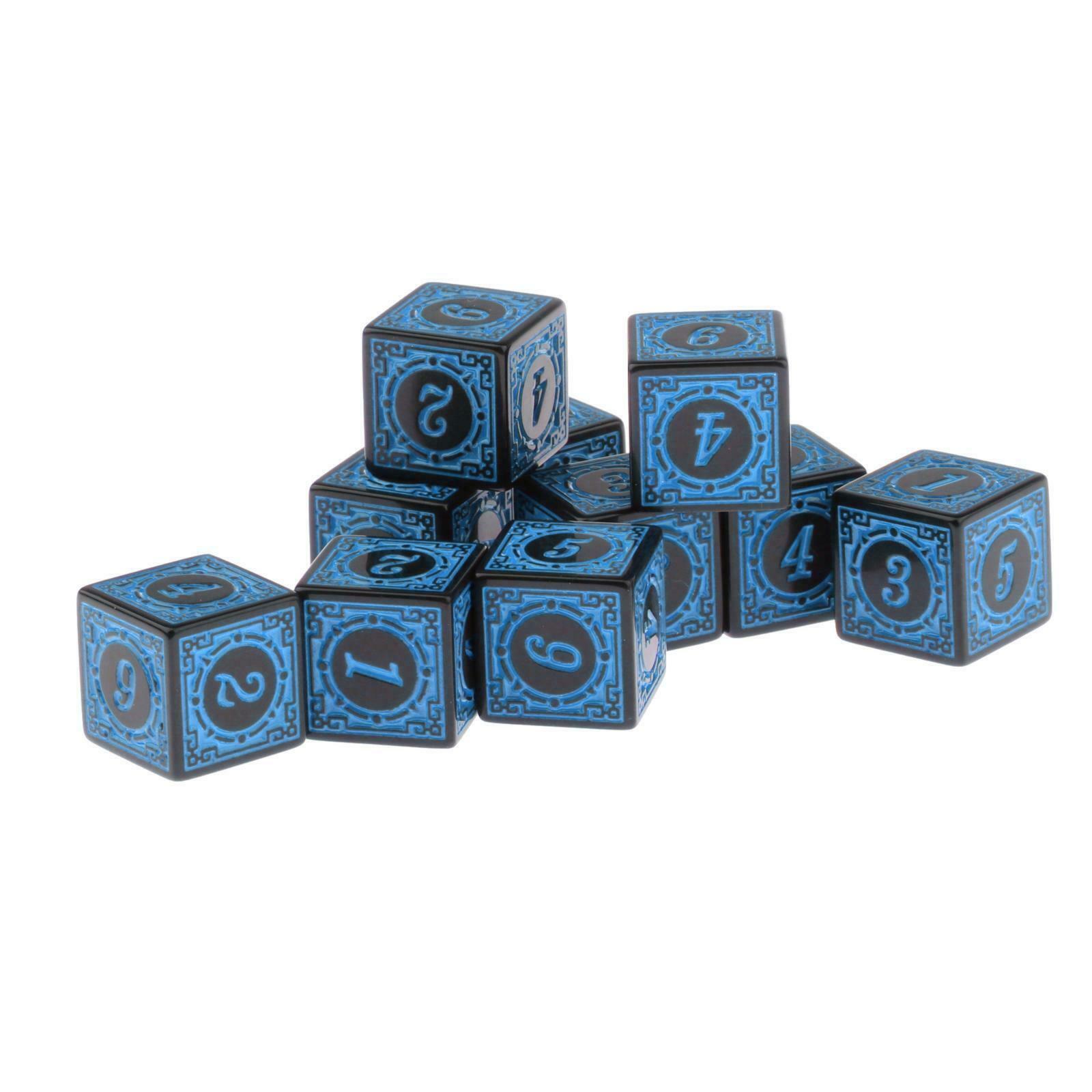 50pcs Dices Table Role Tabletop Party Entertainment Dice Gifts for Kid