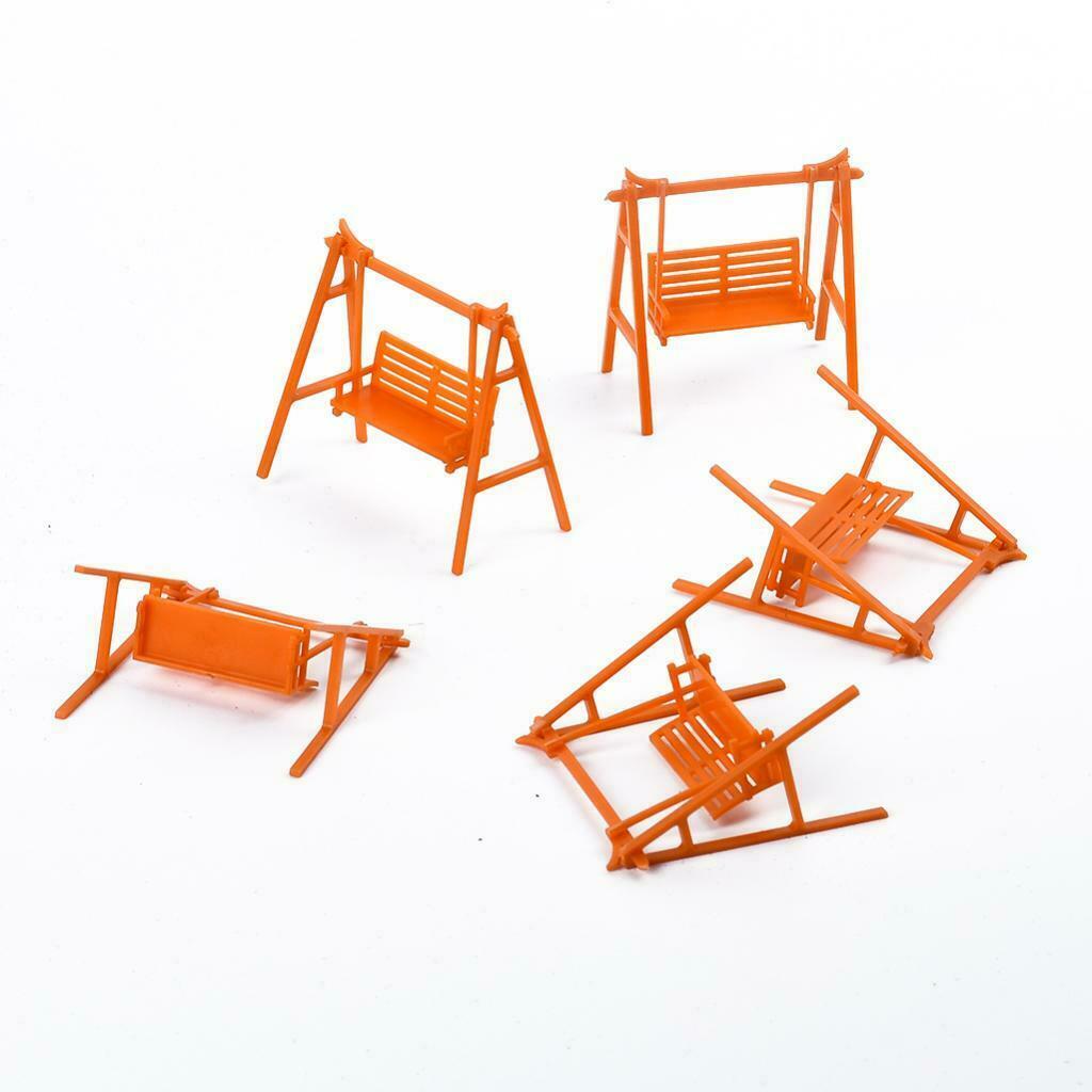 Minitures Ornament Decoration Furniture Toys Street Garden Decor Orange