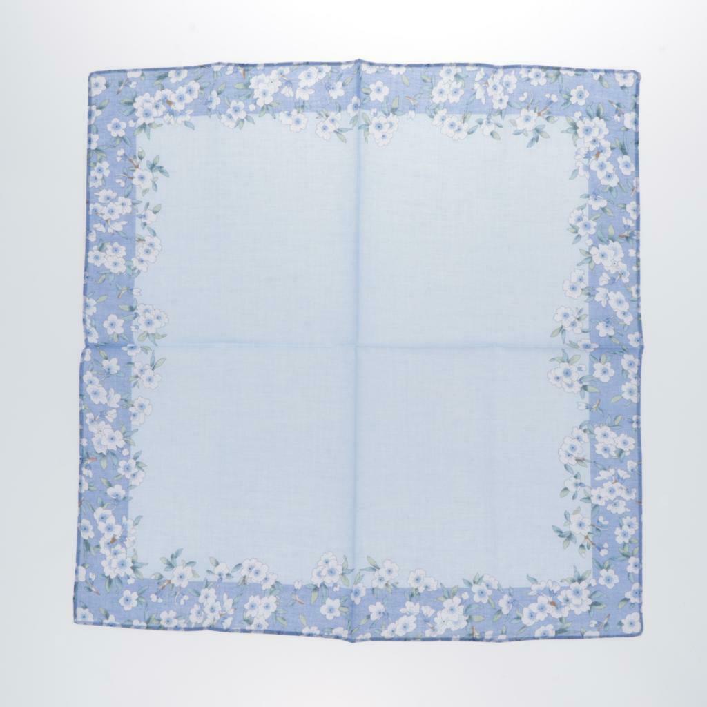 3pcs Women Cotton Handkerchiefs Flower Floral Hanky Kerchiefs Ladies Hankie