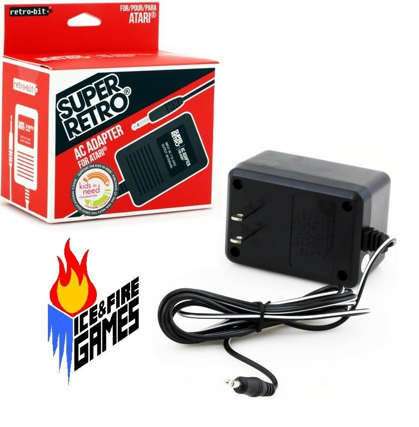 AC Adapter for the Atari 2600 System - 6 Ft. Power Cord