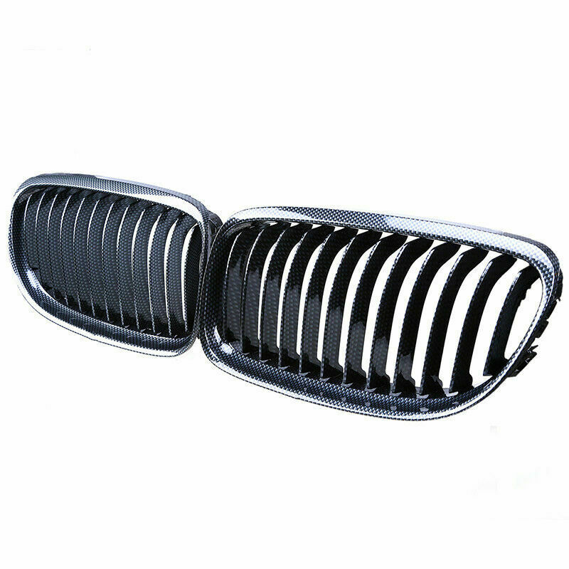 For BMW 3-Series E90 E91 328i 335i 2008-2011 Carbon Fiber Front Kidney Grille