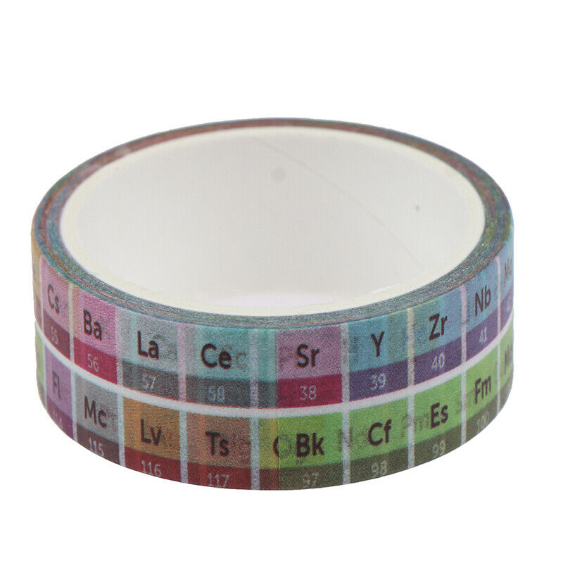 15mm*5m periodic table of the elements adhesive tape DIY scrapbooking sti.l8