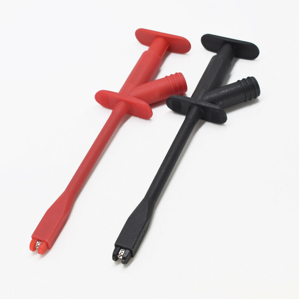 1pair 4mm Safety Alligator Clip Test Hook 1000V with Socket PA Plastic Shell