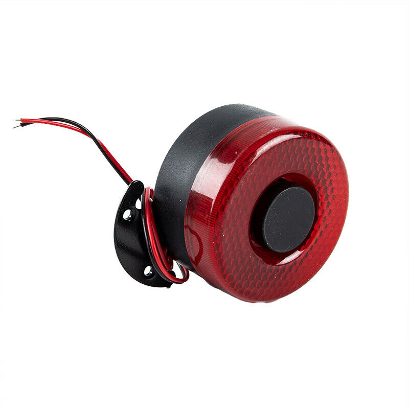 DC 12V-24V 105dB With LED Warning Siren Sound Signal Backup Alarms Horns Bee Kt