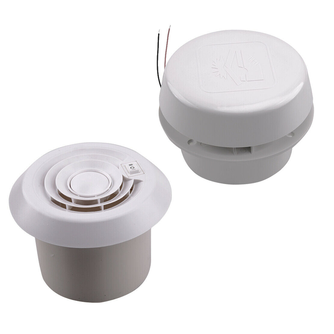 12V Silent RV Top Roof Air Vent Fan for Travel Trailer Van Ventilation System~