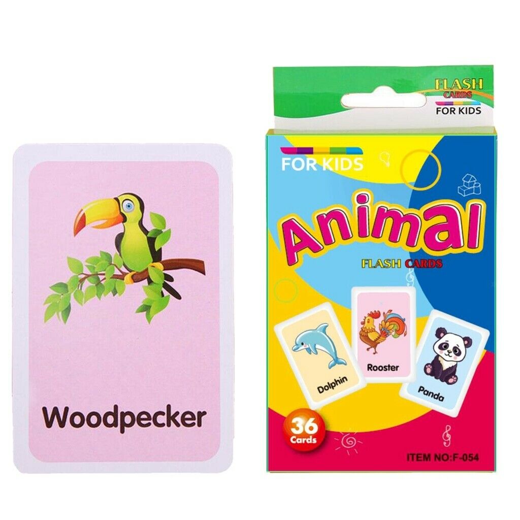 First Words Flashcards for Preschoolers About Animals That Promote Memorization