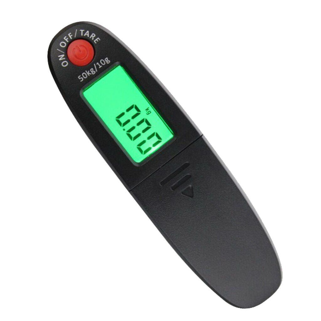 110lbs Portable Digital Scale Weighing Hanging Travel Fishing Luggage Scale Hook
