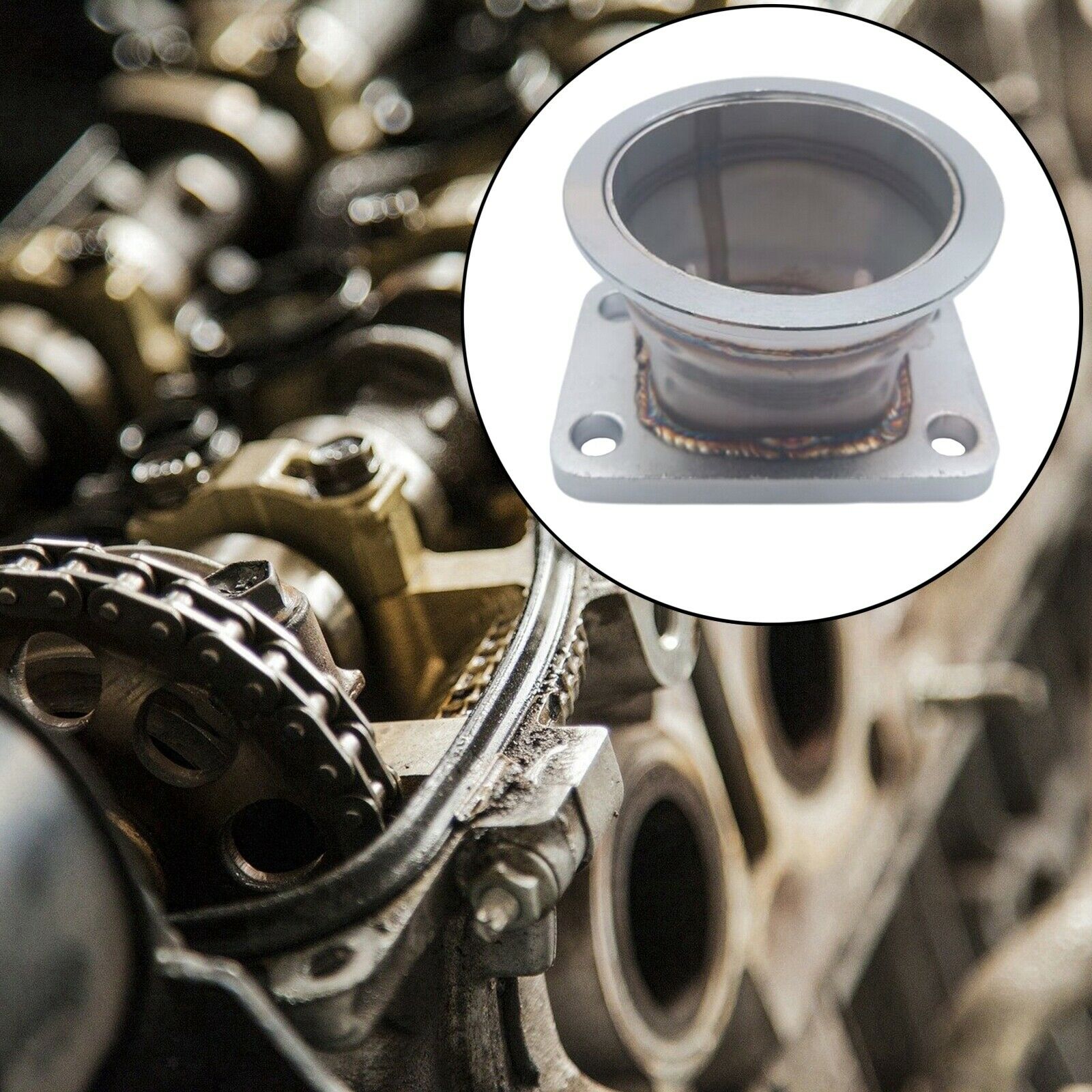 1 Pieces 3" T3 Flange Adapter Replacement Supplies for Turbo Turbocharger