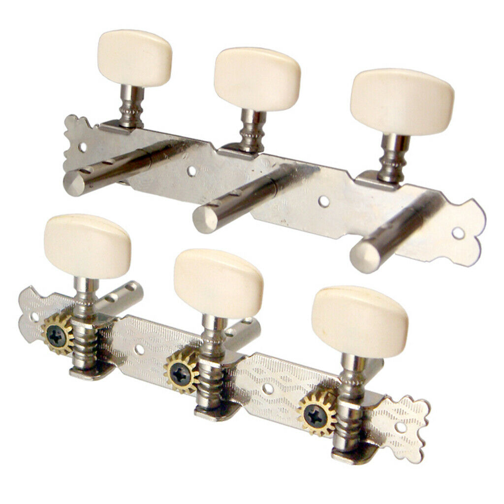 2 Pieces Strings Pegs Tuning Head Clamp Replacement Parts Acoustic Guitar