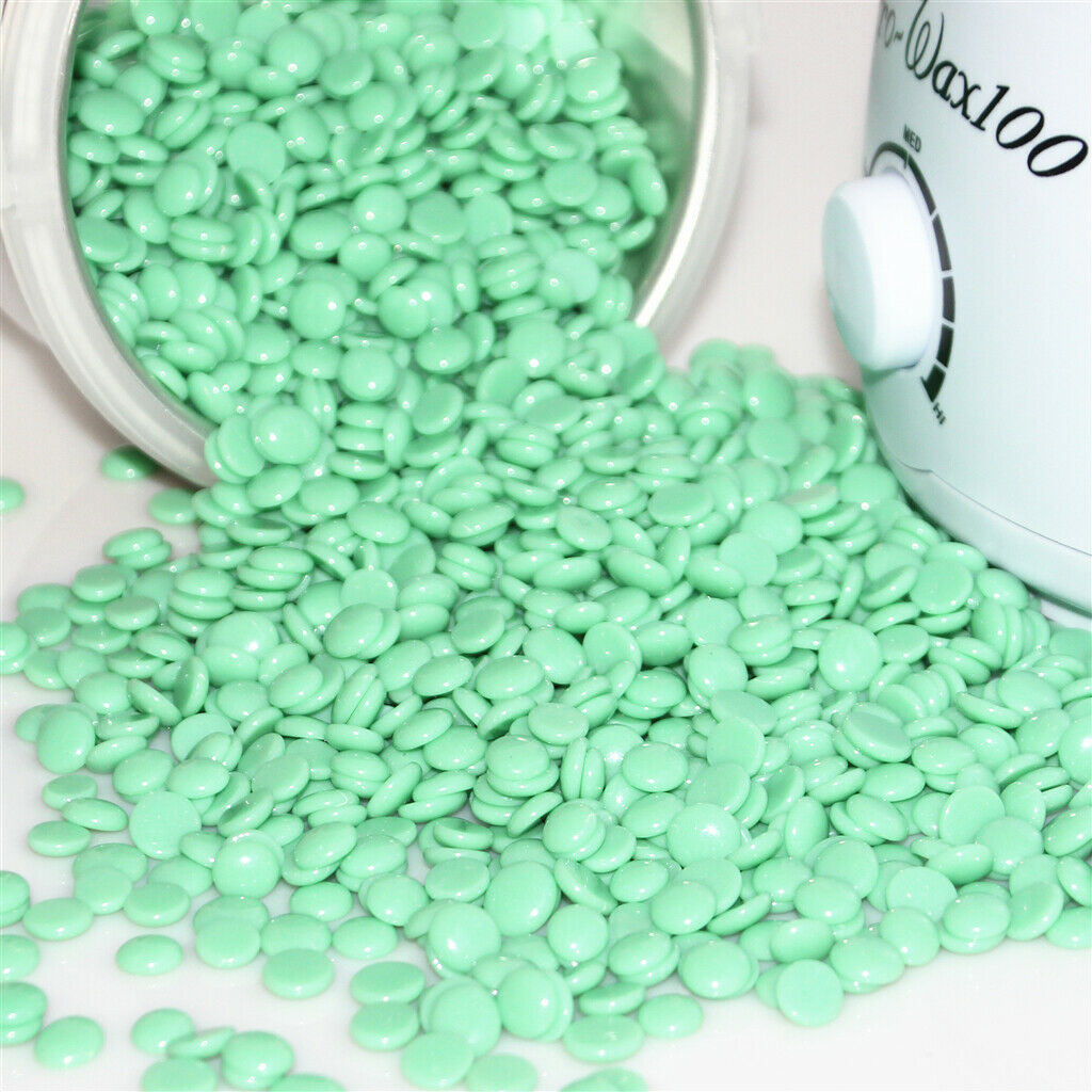 200g Hard Wax Bean Hair Removal Bikini Depilatory No Strip Pellet Green Tea