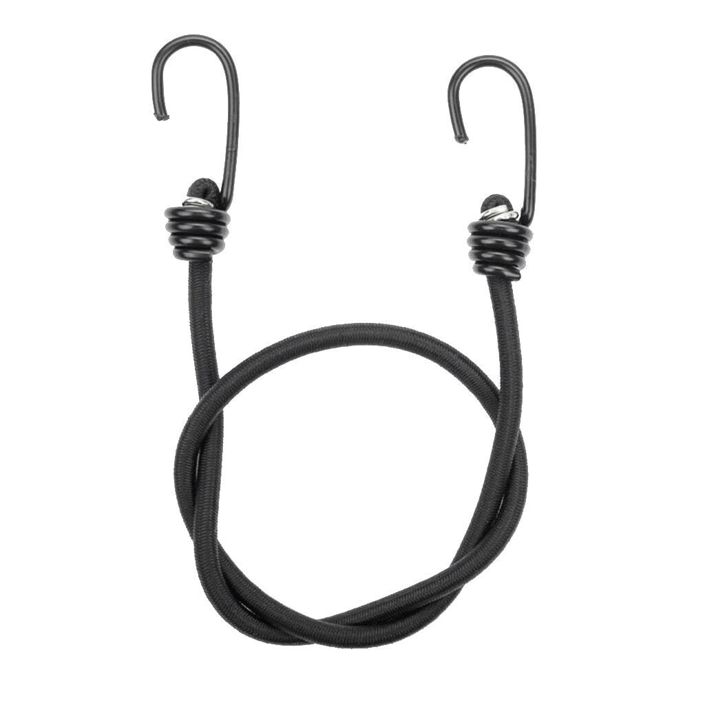 3mm x 5 Meters Black Elastic Bungee Rope Heavy Duty Shock Cord Roof Tie Down