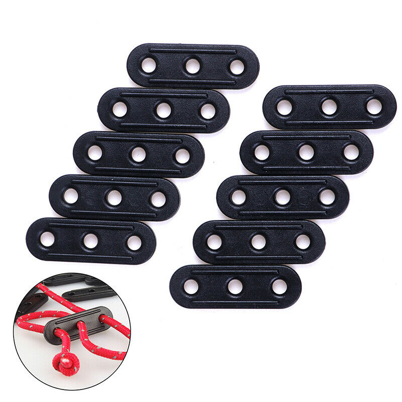 10 Camping Canopy Tarp Guy line Bent Runners Tent Clips Lock Rope Tension.l8