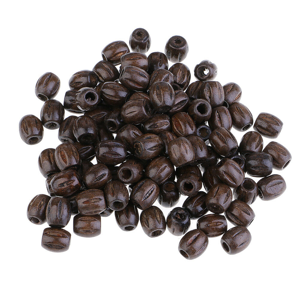100pc Wooden beads watermelon loose Spacer beads Jewelry Charms Making Craft