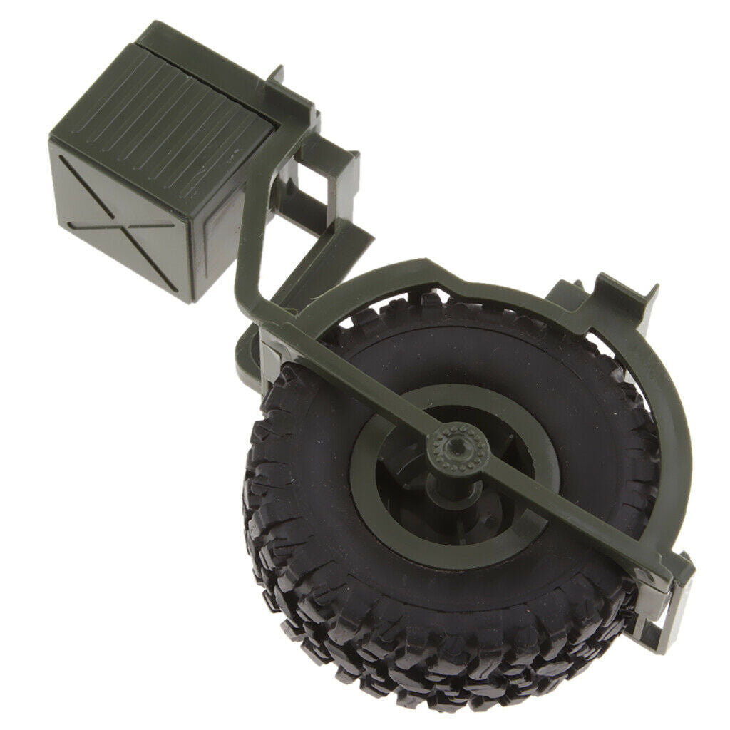rc replacement tire w / tank for wpl 1/16 b36 b36 b36k b36kit military truck