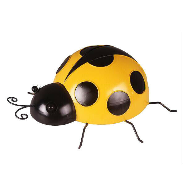 6x Ladybird Sculpture Hand Painted Wall Hanging Ladybug Kindergarten Decor